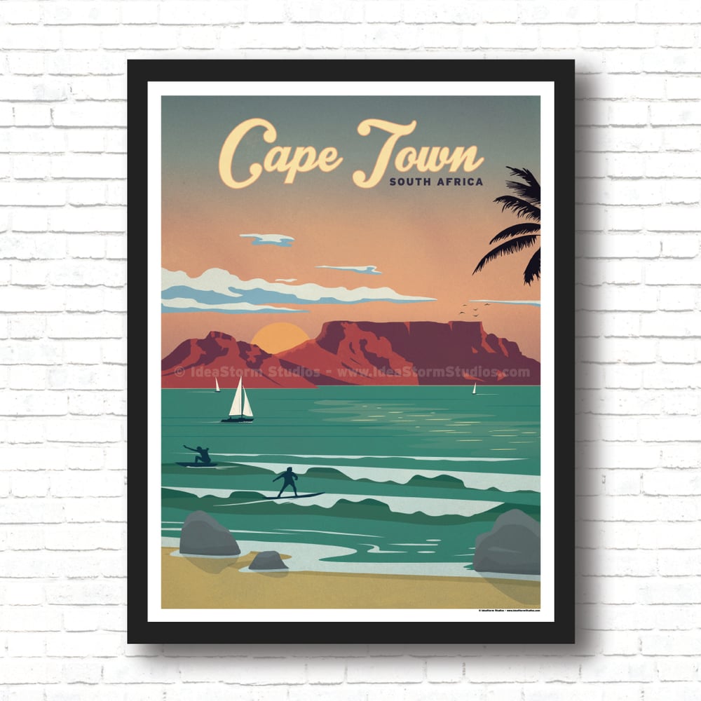 Download IdeaStorm Studio Store — Vintage Cape Town Poster