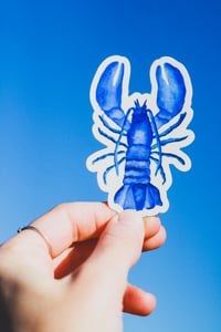 Blue Lobster Sticker