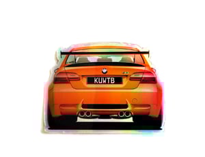 Image of OMG GTS Holographic Diecut Sticker