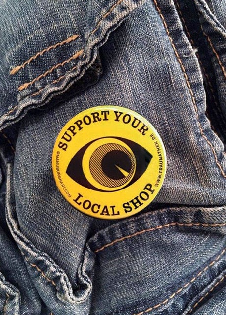Button Support Your Local Shop, 5er Bündel