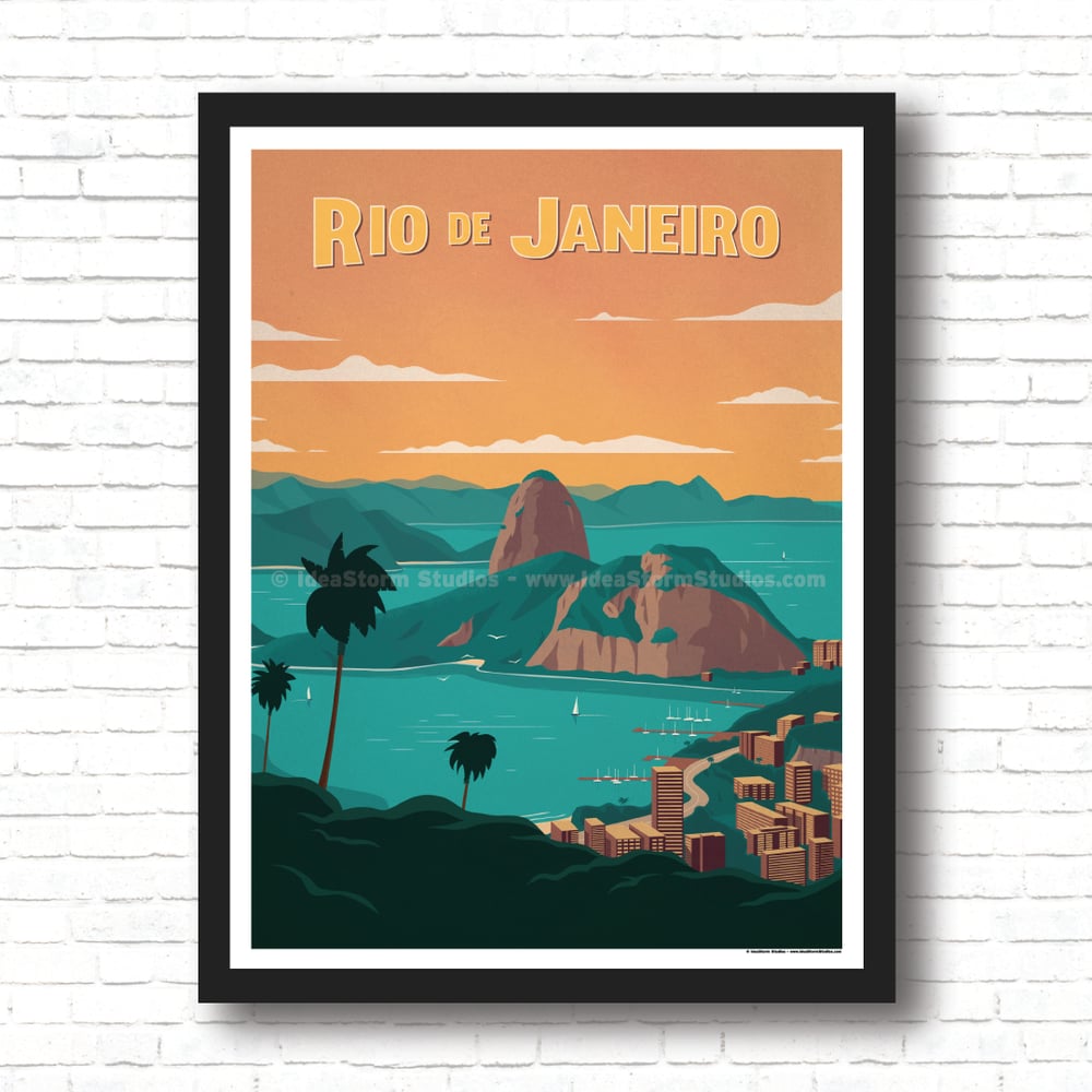 Rio Vintage Travel Poster