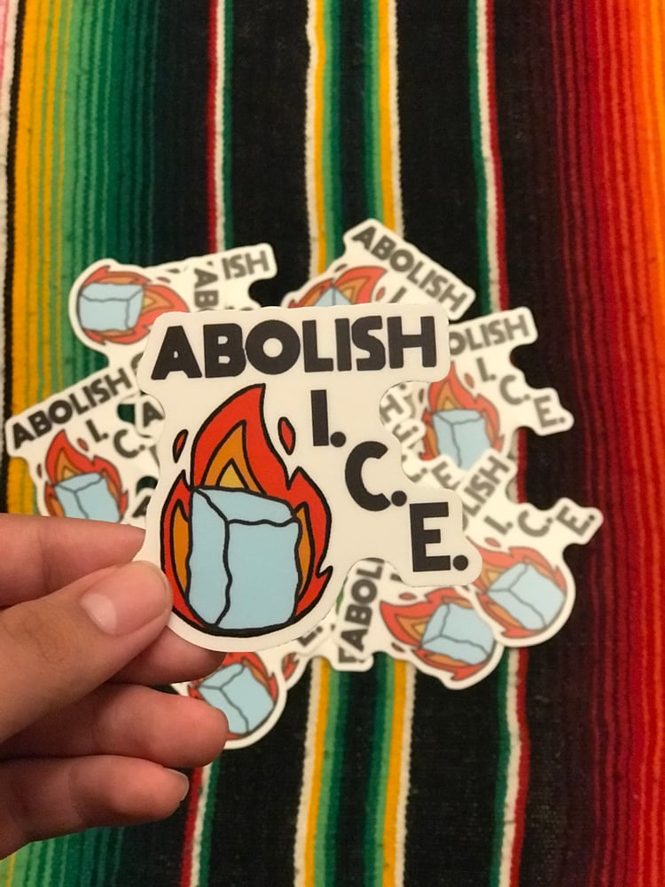 Image of Abolish I.C.E. Sticker