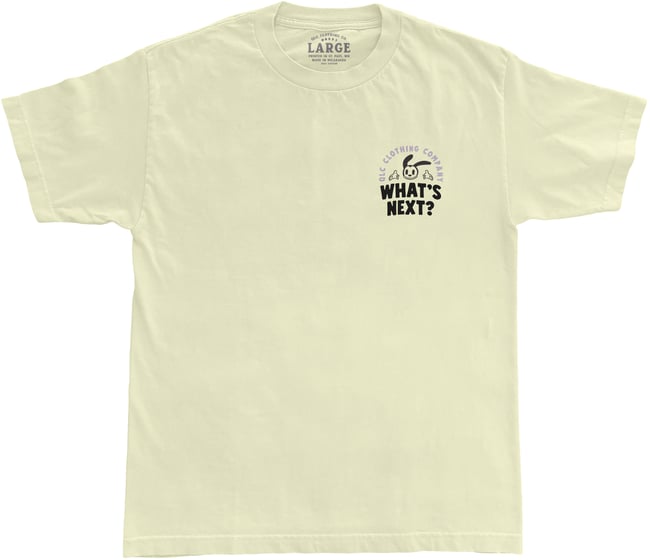Anxious Oswald Tee in Cream