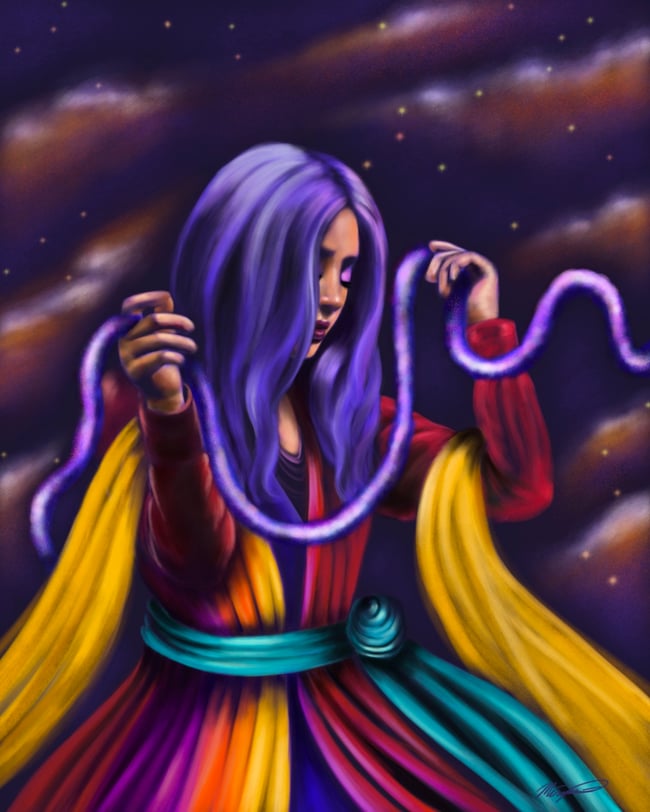 Galactic Dance Print 