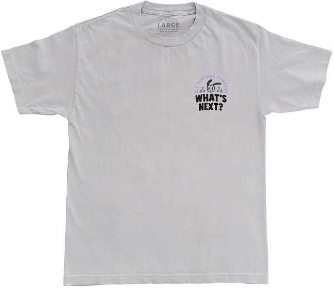 Anxious Oswald Tee in Grey