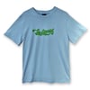 Blue with green logo tee