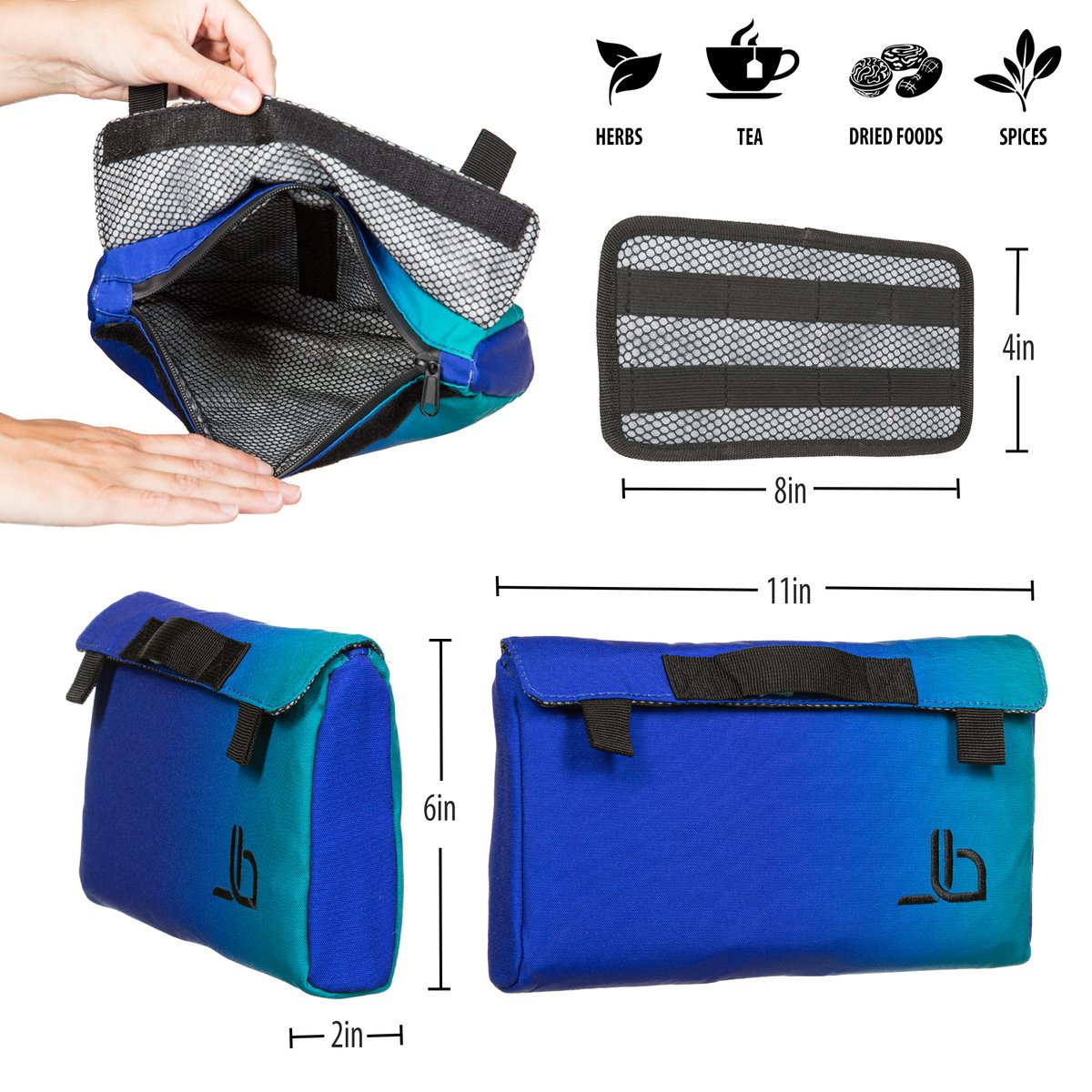 Smell Proof Bag - Eliminates Odor in Carbon Lined Airtight Bag