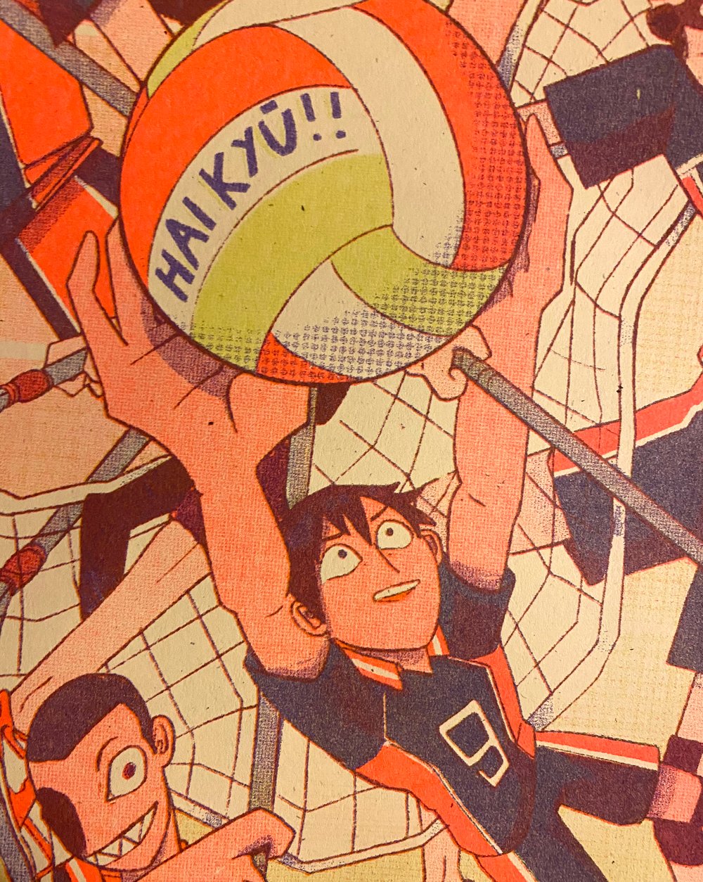 Image of Haikyu!! Risograph Print