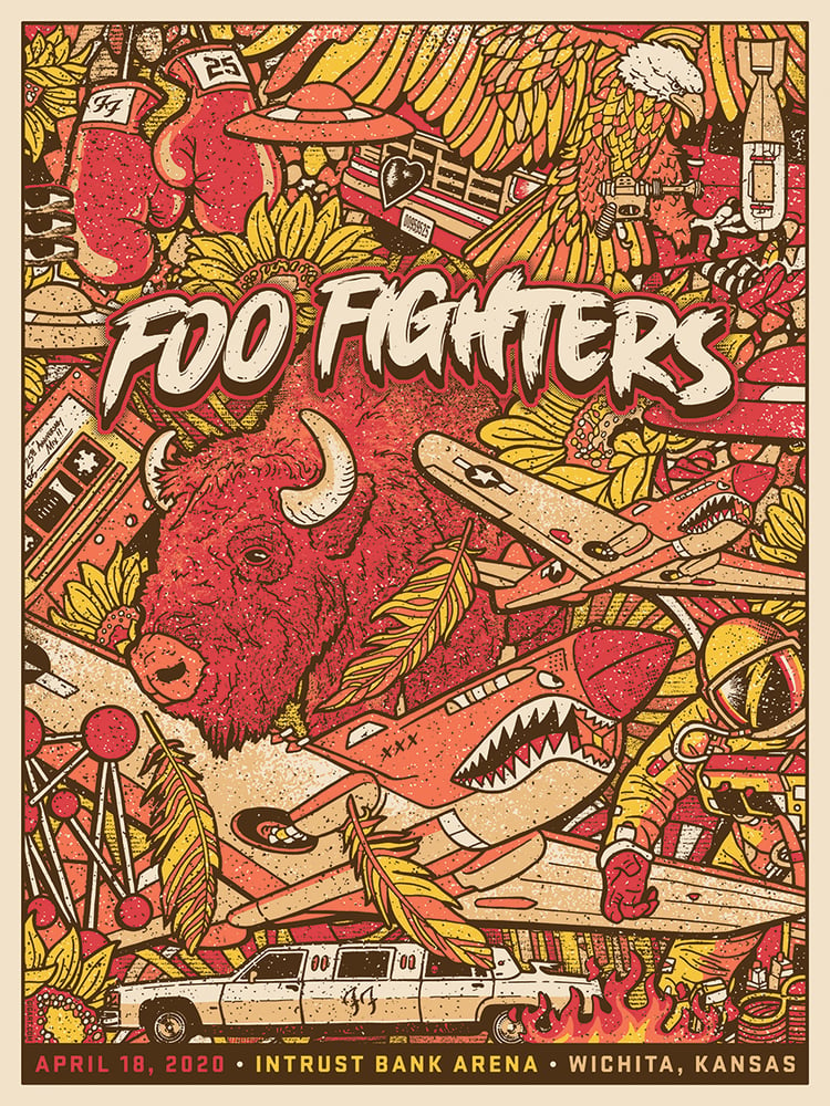 GIGART — Foo Fighters Wichita 2020 Main Show