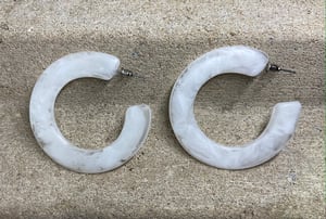 Image of LARGE RESIN HOOPS