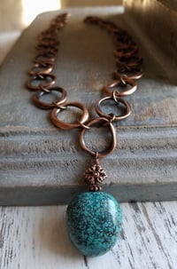 Image 3 of Subtly Southwest Turquoise Necklace