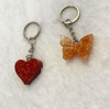 Butterfly or Heart Keychain