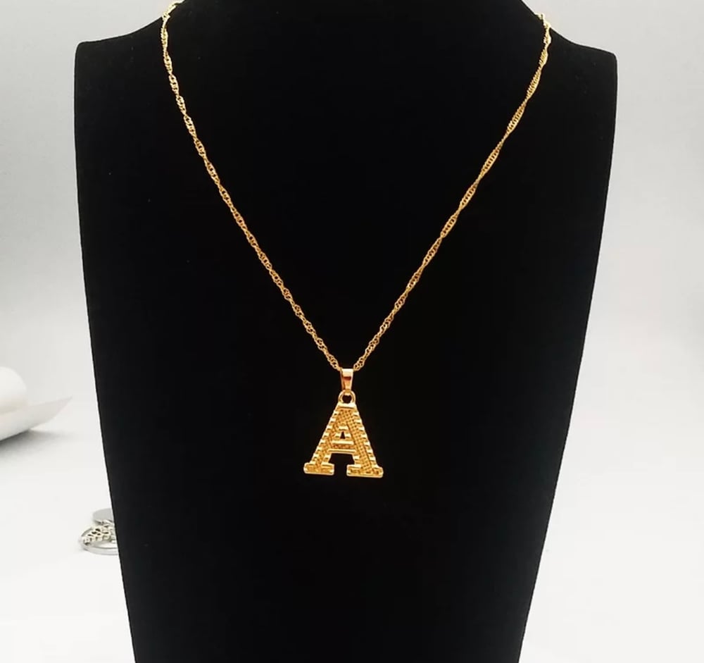 Image of Initial Necklace.