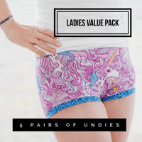 Image 1 of Ladies Value Pack - 5 Pairs of Undies