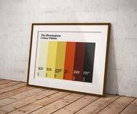 Image 2 of The original Birmingham Colour Palette poster print