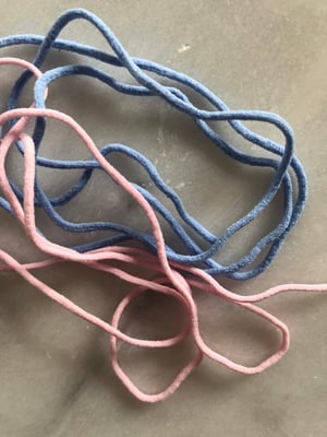 Image of Bløde elastik til masker - farvet