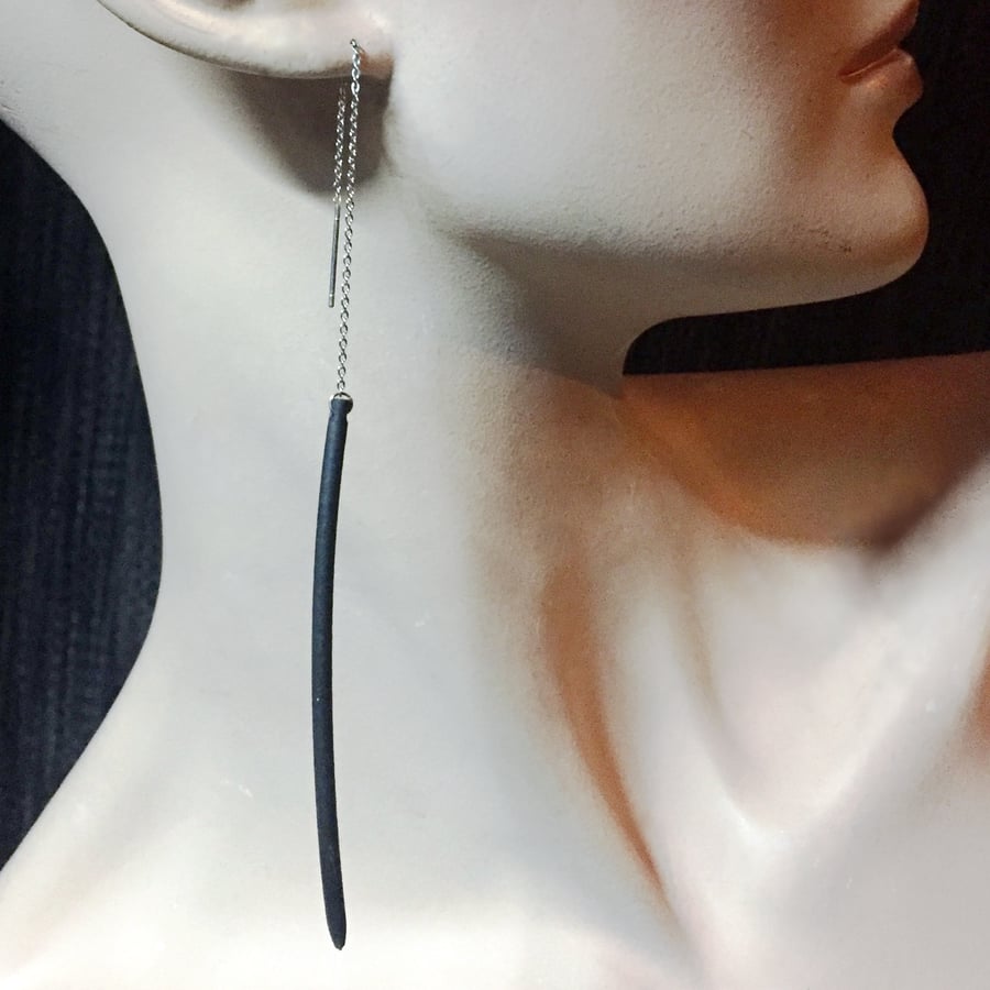 Image of Spine Threader Earrings