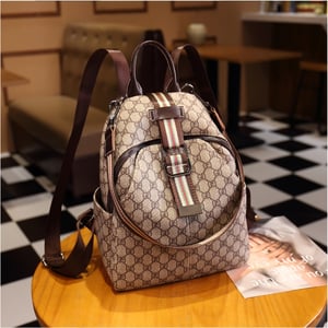 Image of S & S Leather Backpack Purse