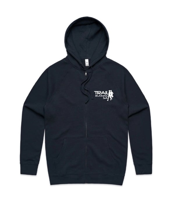 Image of Unisex Zip Hoodie - Navy