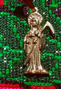 Image 2 of Santa Muerte vintage pendant  