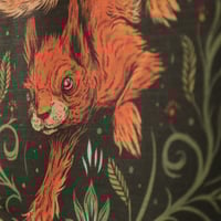 Image 4 of SQUIRREL - HANDMADE WALL HANGING