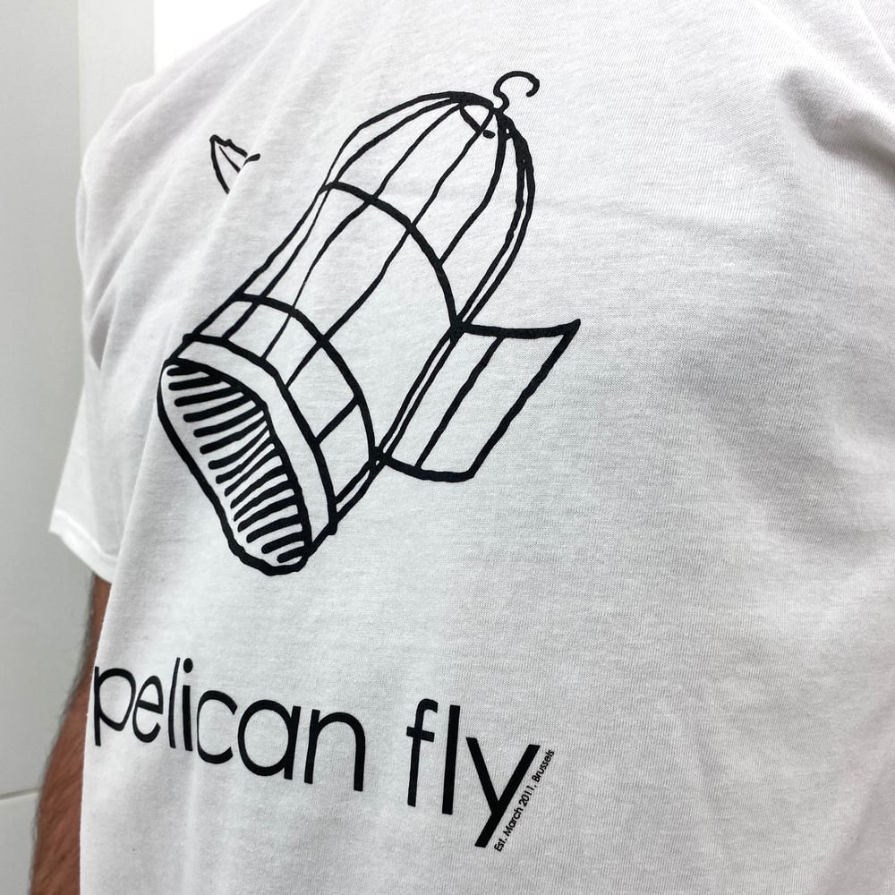 Image of Pelican Fly T-Shirt (Cage Logo Black)