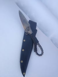Image 1 of Hand forged boot style primitive knife