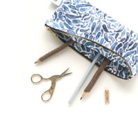 Image 1 of Lined handmade Sperm Whale pouch!