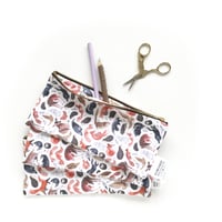 Image 2 of Lined handmade British wildlife pouch!