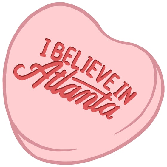Image of IBA Candy Hearts Be Free Tonight... Sticker.