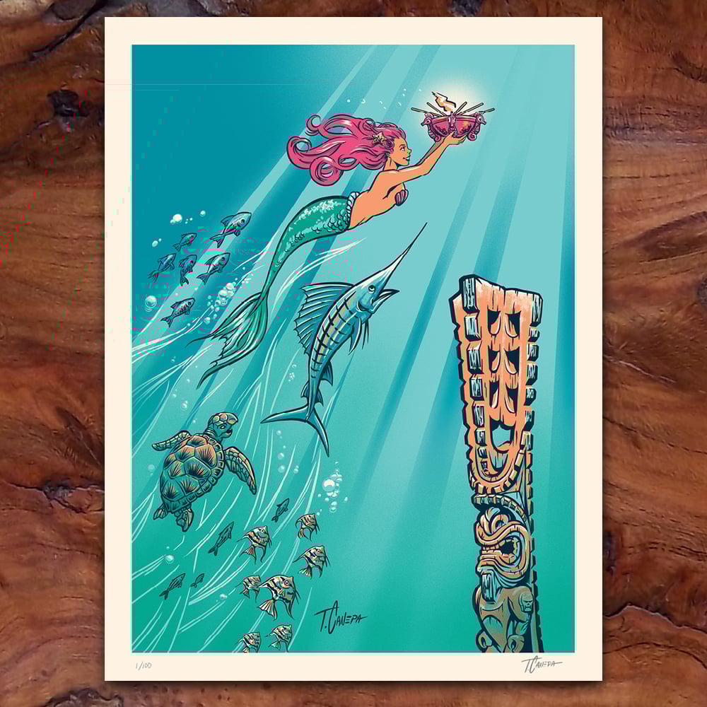 Image of Hidden Harbor 5th Anniversary Limited Edition Serigraph Print