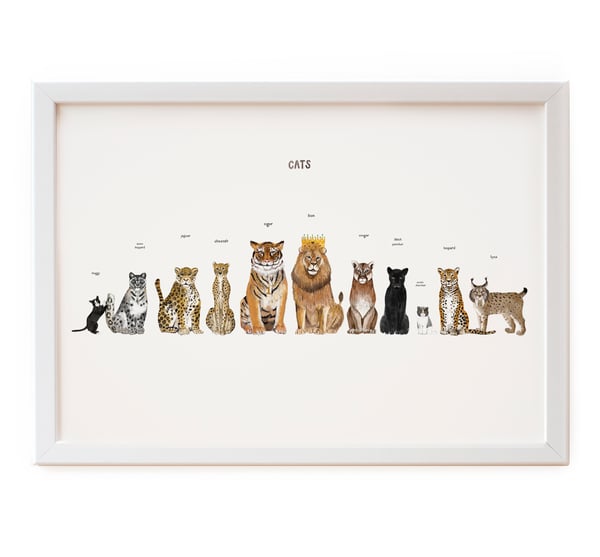 Image of Cats Print