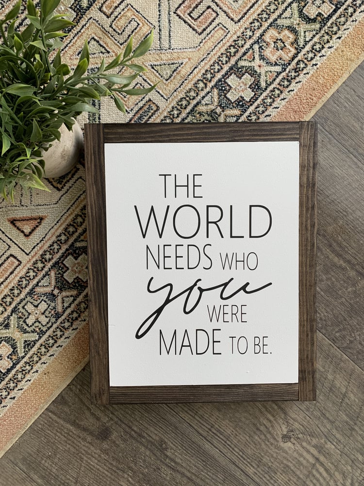 Image of The World Needs