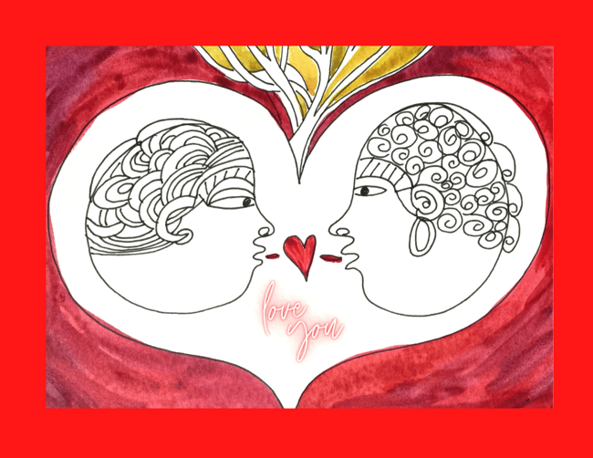 Dark Chocolate Truffle Tin with Art Postcard