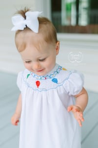 Image 1 of Birthday Balloons Hand Smocked Bishop
