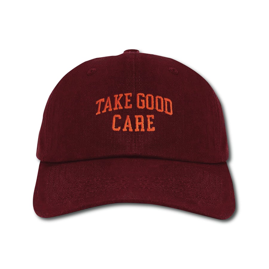 Image of TAKEGOODCARE™ "TGC COLLEGE" CAP WINE
