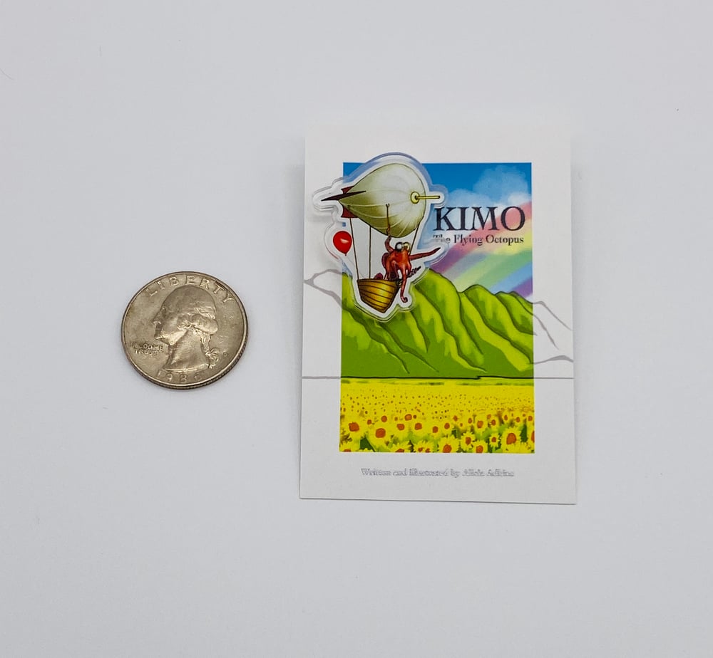 KIMO Acrylic Lapel Pin