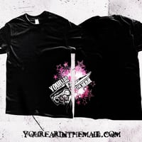 Image 1 of YEITM BLACK VARIANT BRASS KNUCKLE SWITCHBLADE TEE PREORDER