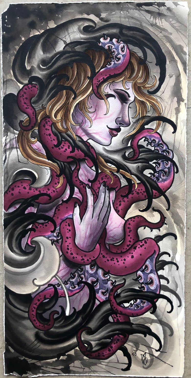 Image of Octopus/siren original 