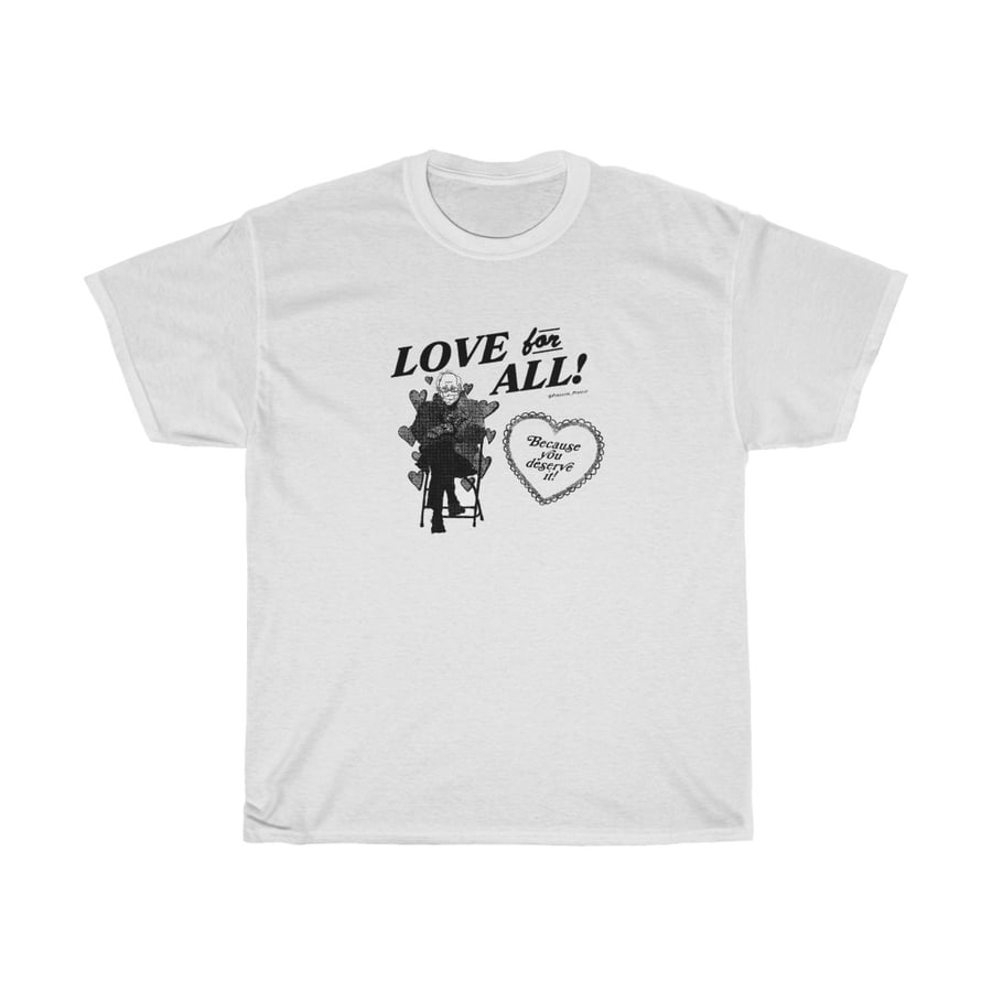 Image of Love for All! - T-shirt (monochromatic design)