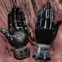 Black Resin Fortune Telling Hand 
