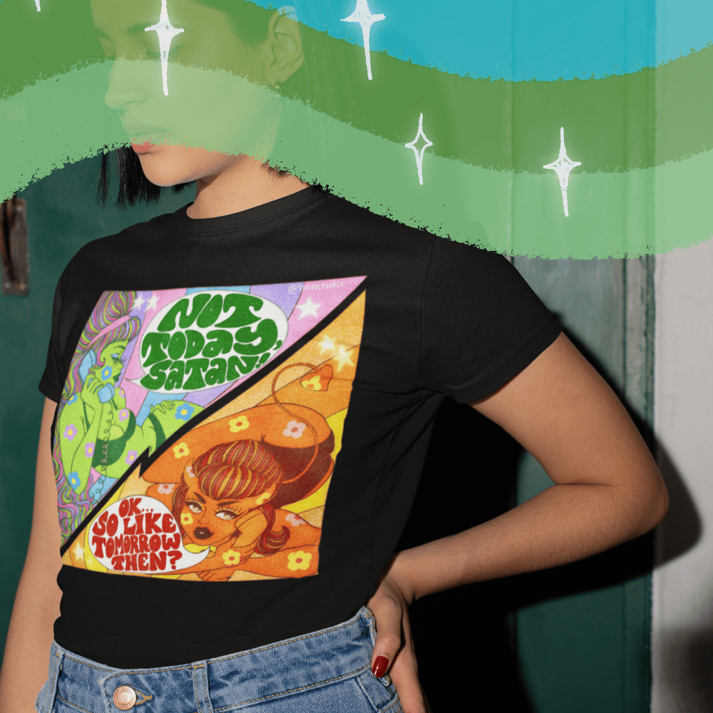 Image of NOT TODAY SATAN TEE