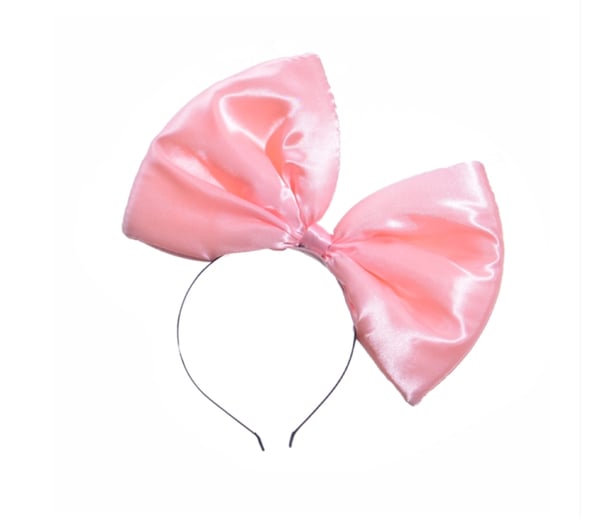 Image of Lite pink headband bow