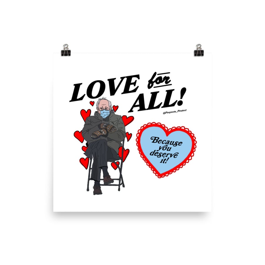 Image of Love for All! - Poster (10" x 10")