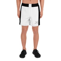 Image 1 of RXI Logo White Men's Athletic Shorts