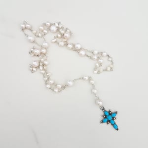 Pearl & Turquoise Rosary