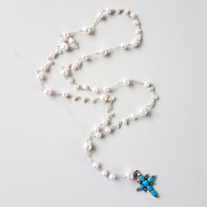 Pearl & Turquoise Rosary