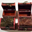 Pirate Treasure Jewelry / Crystal Keepsake Box