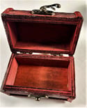 Pirate Treasure Jewelry / Crystal Keepsake Box