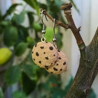 Image 1 of Chocolate Chip Cookie Earrings